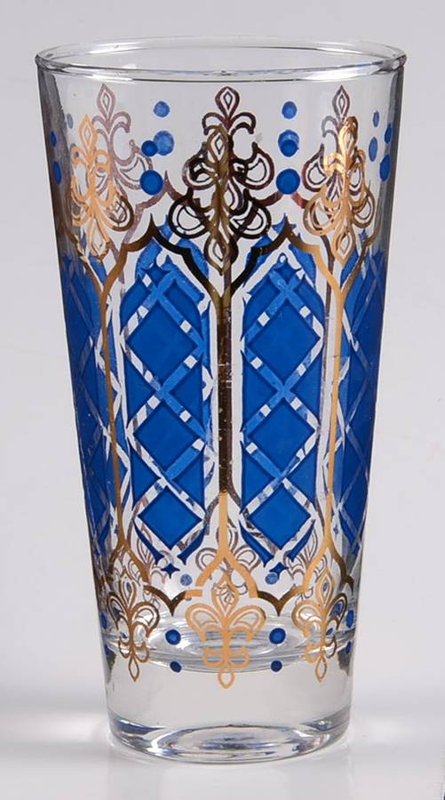 Royal Blue Flat Iced Tea by Anchor Hocking-1