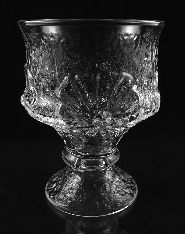 Rainflower Clear Champagne/Tall Sherbet by Anchor Hocking-1