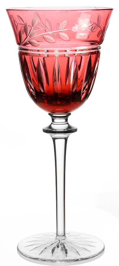 Proinnseas Ruby Water Goblet by Ajka-1