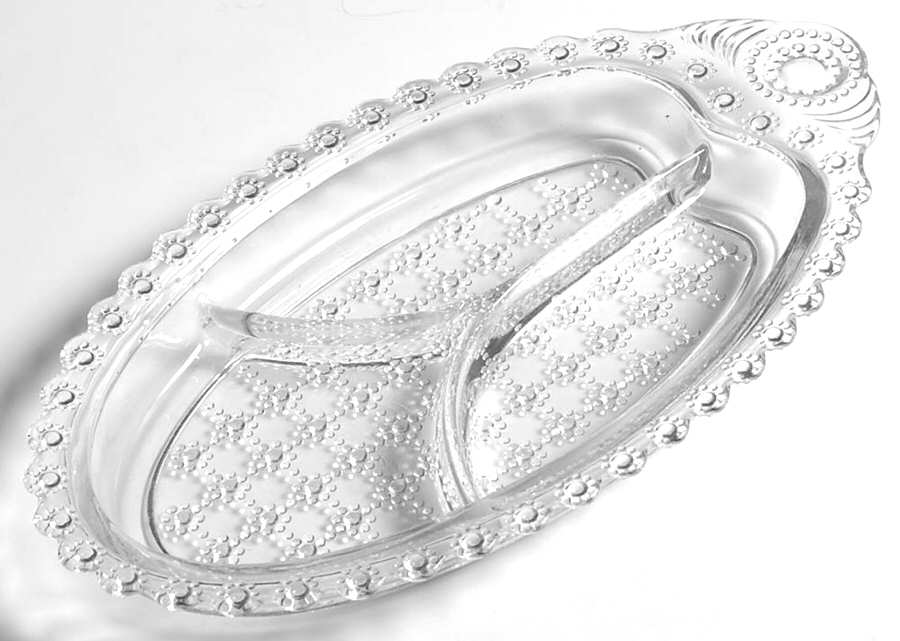 Jewel 10" Oval 3 Part Relish by Hazel-Atlas-1
