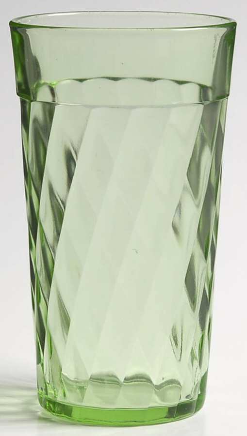 Diamond Optic Green Flat Iced Tea by Hazel-Atlas-1