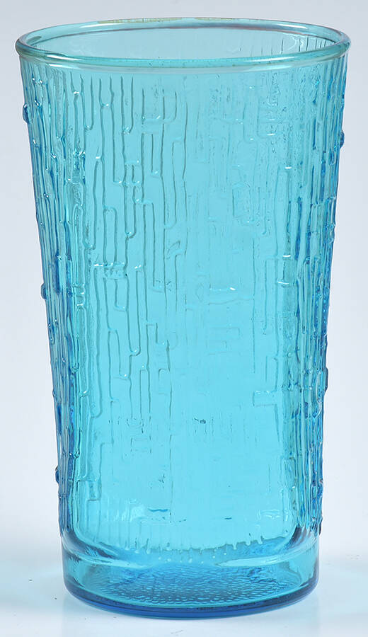 Pagoda Laser Blue 12 Oz Flat Tumbler by Anchor Hocking-1