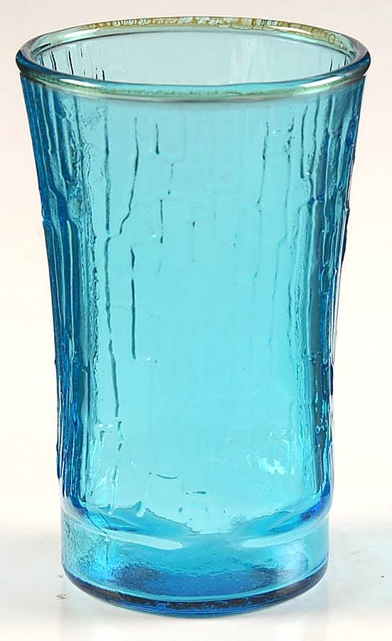 Pagoda Laser Blue 5 Oz Flat Tumbler by Anchor Hocking-1