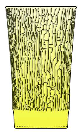 Pagoda Honey Gold 16 Oz Flat Tumbler by Anchor Hocking-1