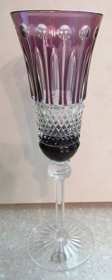 Olinda Amethyst Fluted Champagne by Ajka-1