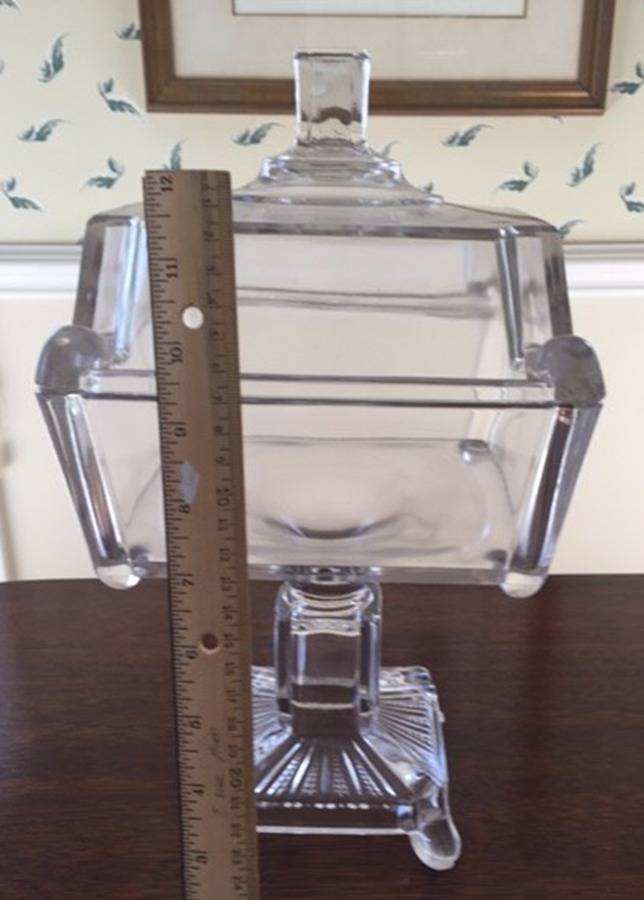 Adams Post Compote & Lid by Adams & Co-1