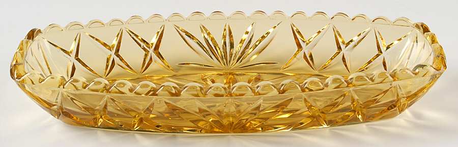 Prescut Gold 9" Oblong Celery by Hazel-Atlas-1