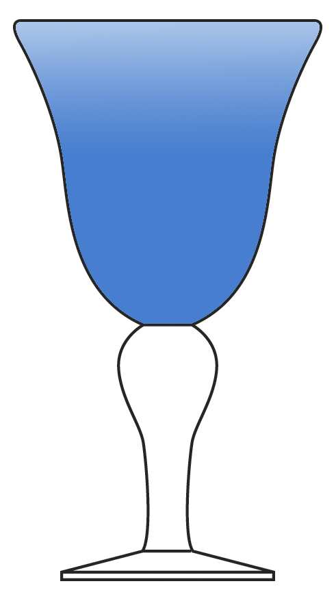 Salute Sapphire Water Goblet by Artland-1