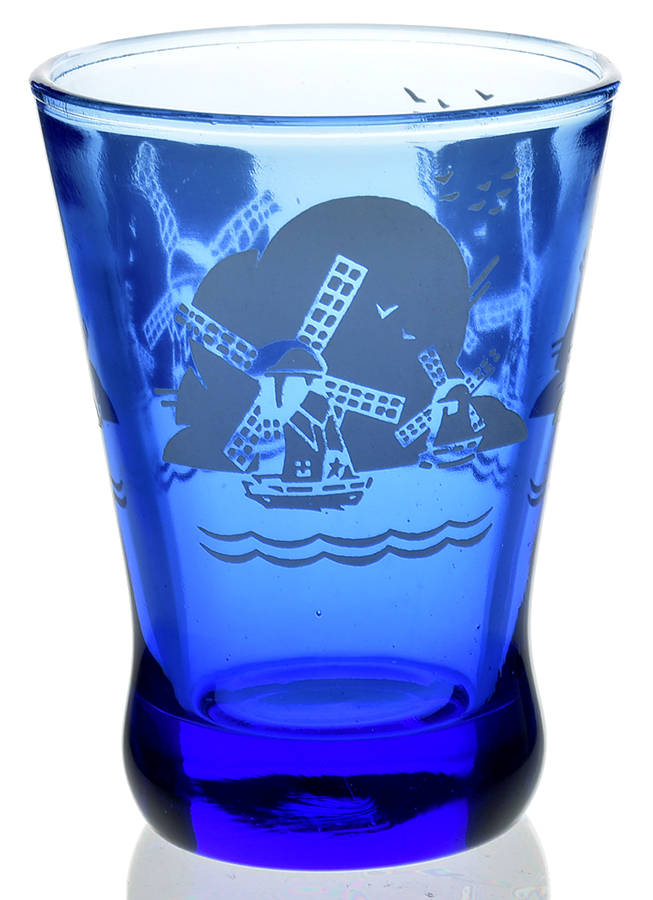 Windmill Whiskey Glass by Hazel-Atlas-1