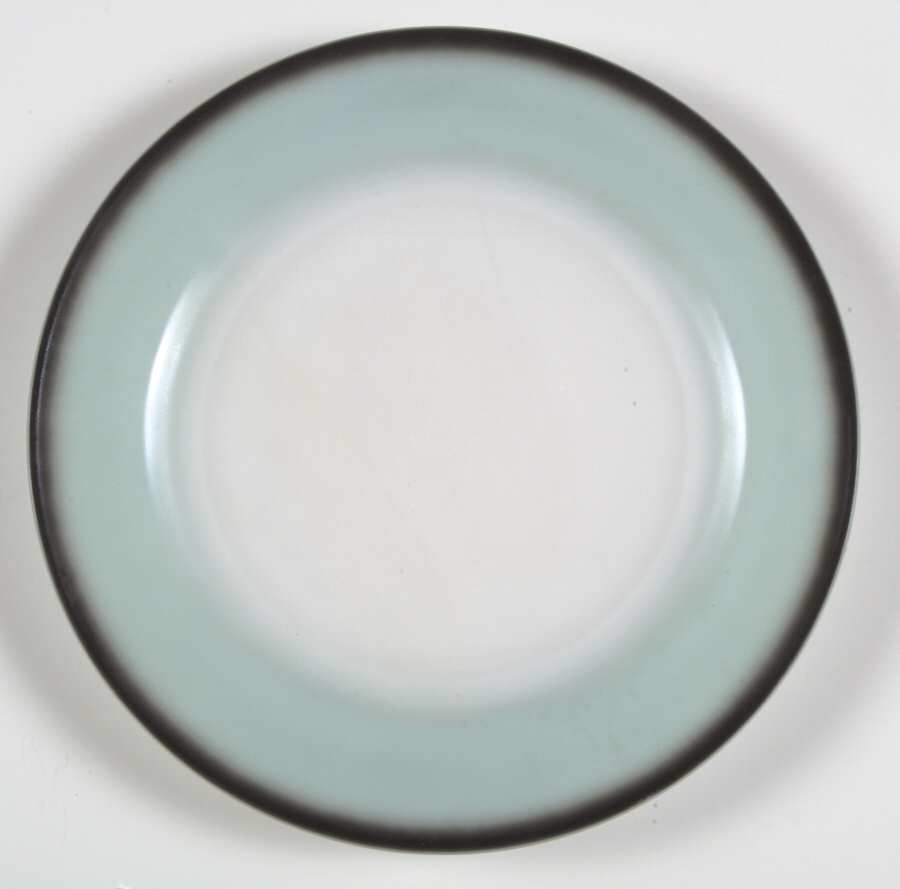 Informal (Blue & Charcoal) Dinner Plate by Hazel-Atlas-1