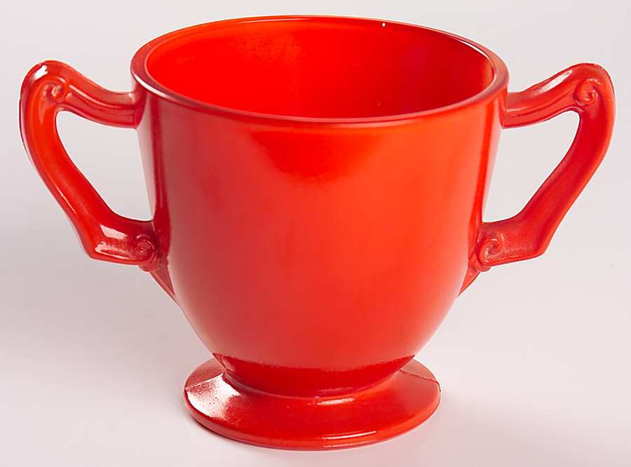 Rainbow Tangerine Open Sugar by Anchor Hocking-1