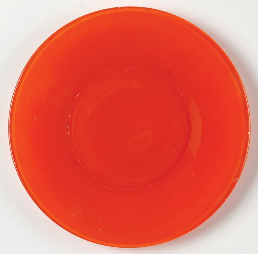 Rainbow Tangerine Bread & Butter Plate by Anchor Hocking-1