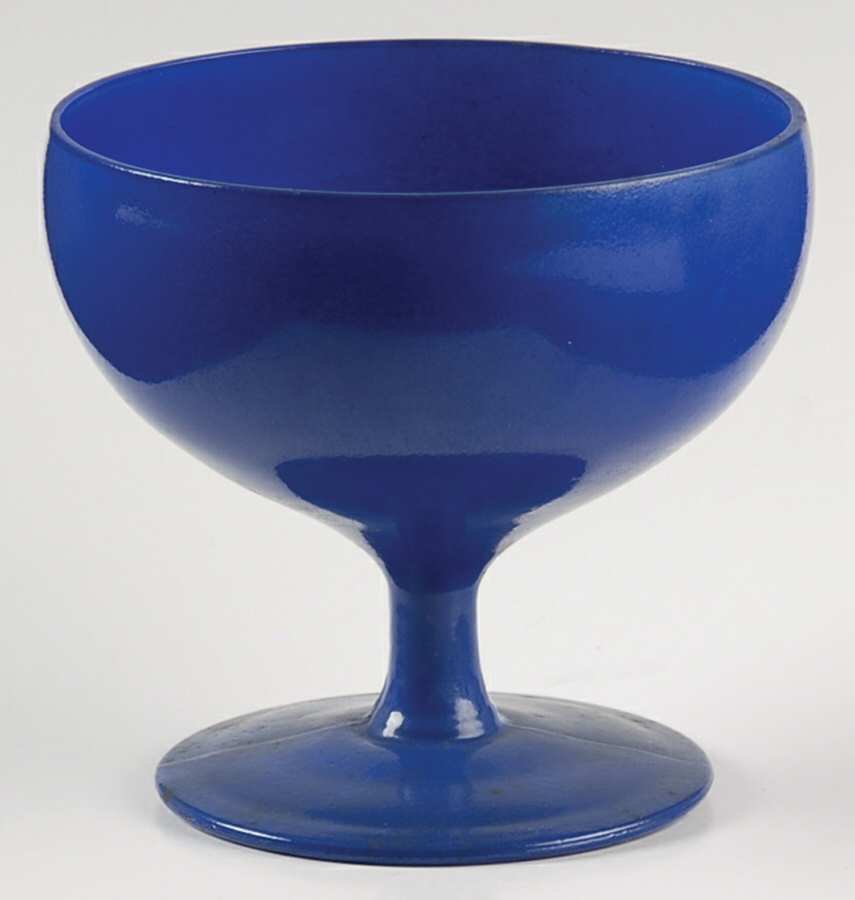 Rainbow Cobalt Blue Champagne/Tall Sherbet by Anchor Hocking-1
