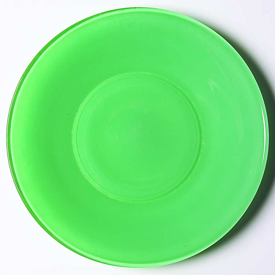Rainbow Green (Medium) Bread & Butter Plate by Anchor Hocking-1
