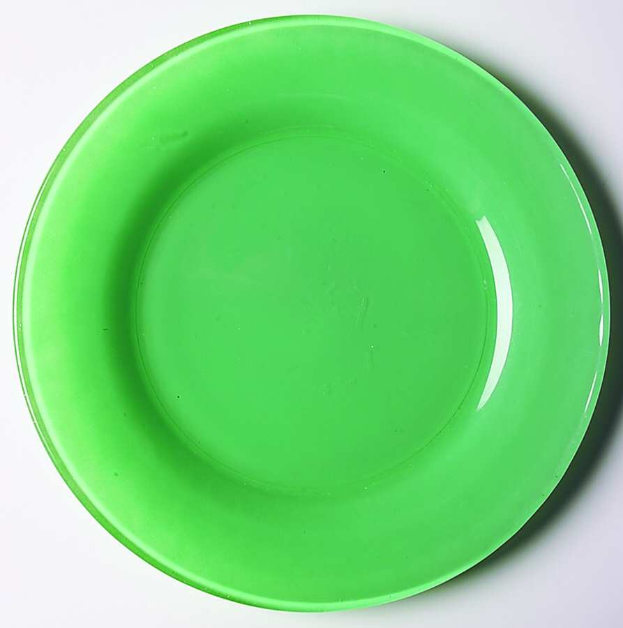 Rainbow Green (Medium) Luncheon Plate by Anchor Hocking-1
