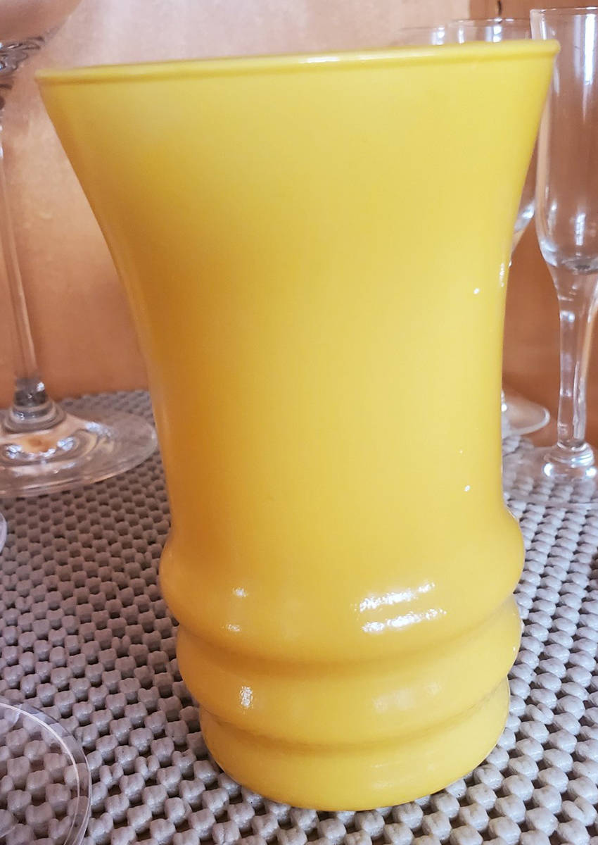 Rainbow Yellow (Bright) 9 Oz Flat Tumbler by Anchor Hocking-1