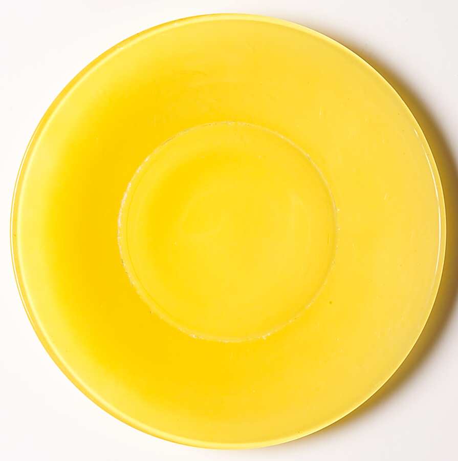 Rainbow Yellow (Bright) Bread & Butter Plate by Anchor Hocking-1
