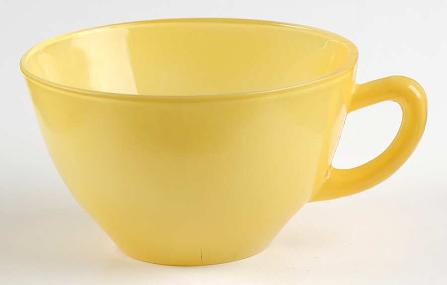 Rainbow Yellow (Bright) Cup Only by Anchor Hocking-1