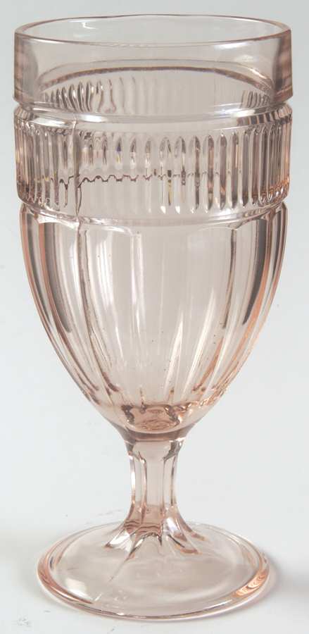 Annapolis Rosewater Water Goblet by Anchor Hocking-1