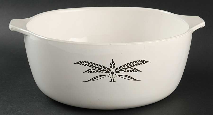 Wheat (Cookware) 3 Quart Round Covered Casserole No Lid by Anchor Hocking-1