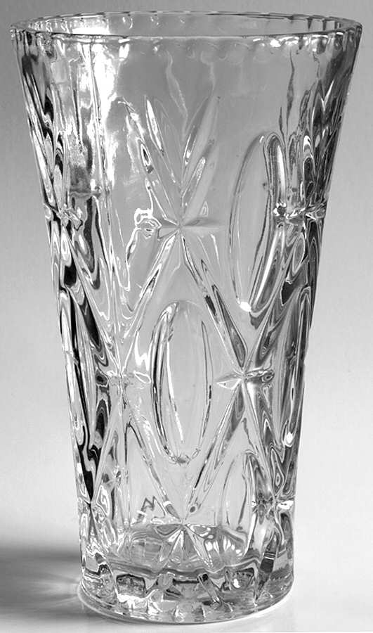 Cross&Olive Collection 9" Flower Vase by Anchor Hocking-1