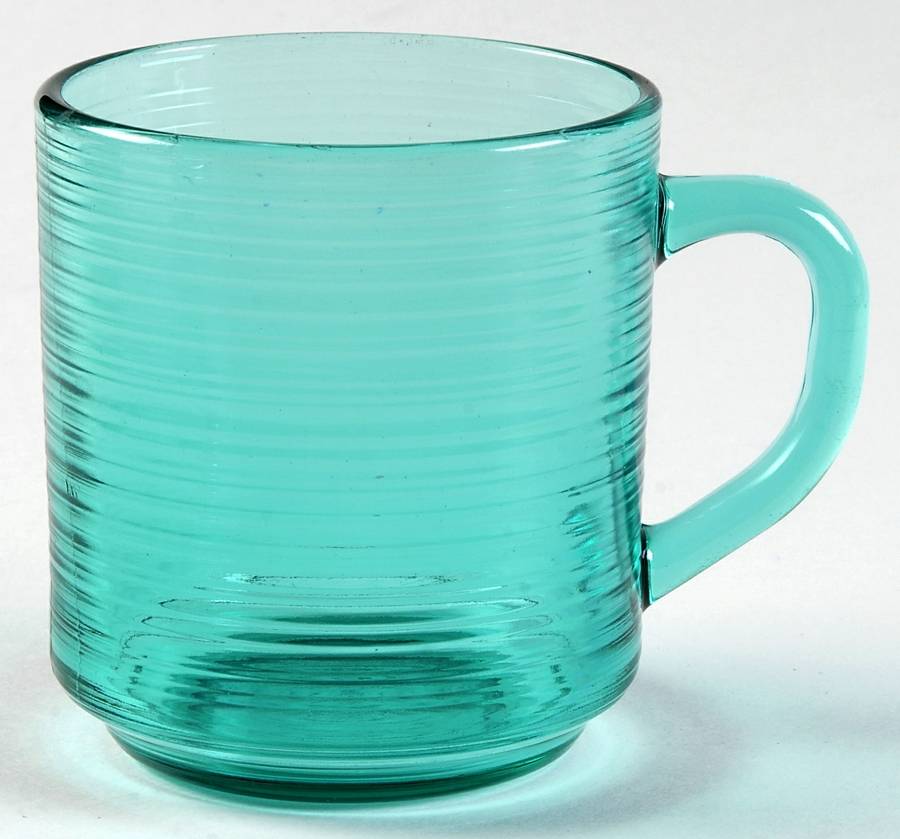 Jardiniere (Turquoise) Mug by Arcoroc-1