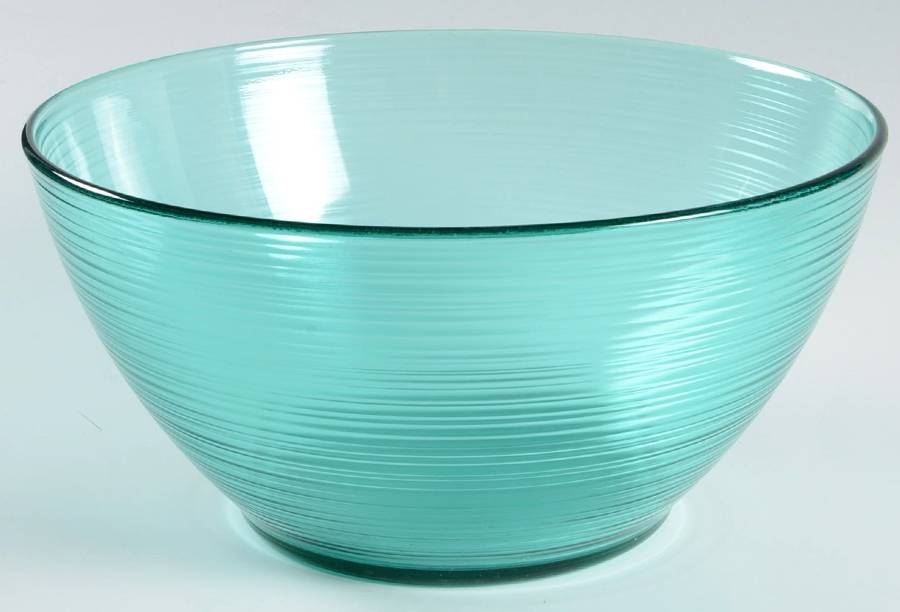 Jardiniere (Turquoise) 9" Salad Bowl by Arcoroc-1