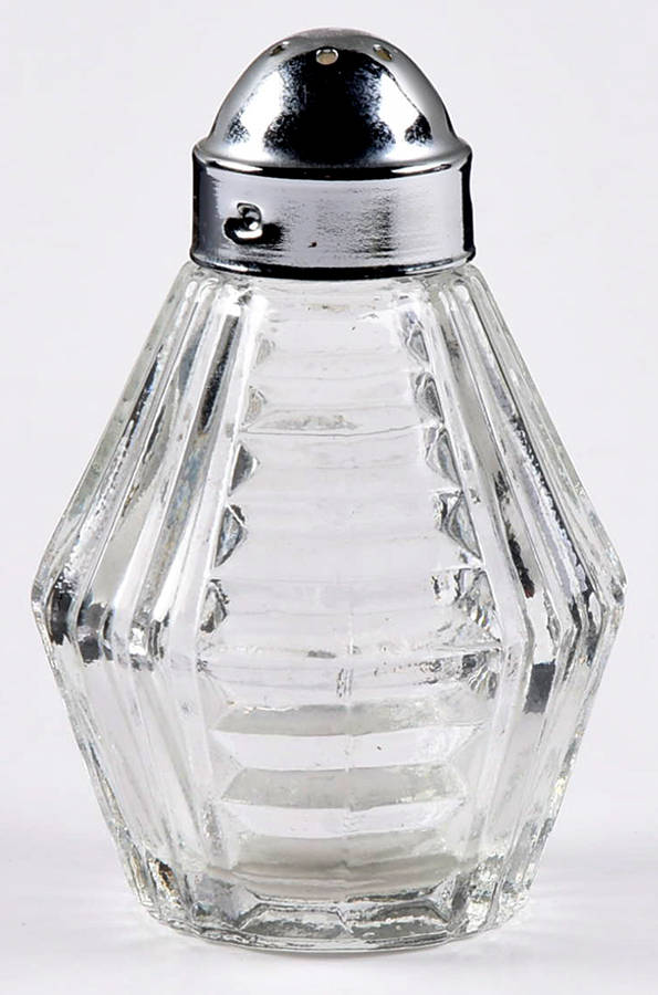 AHC34 Clear Shaker with Metal Lid by Anchor Hocking-1