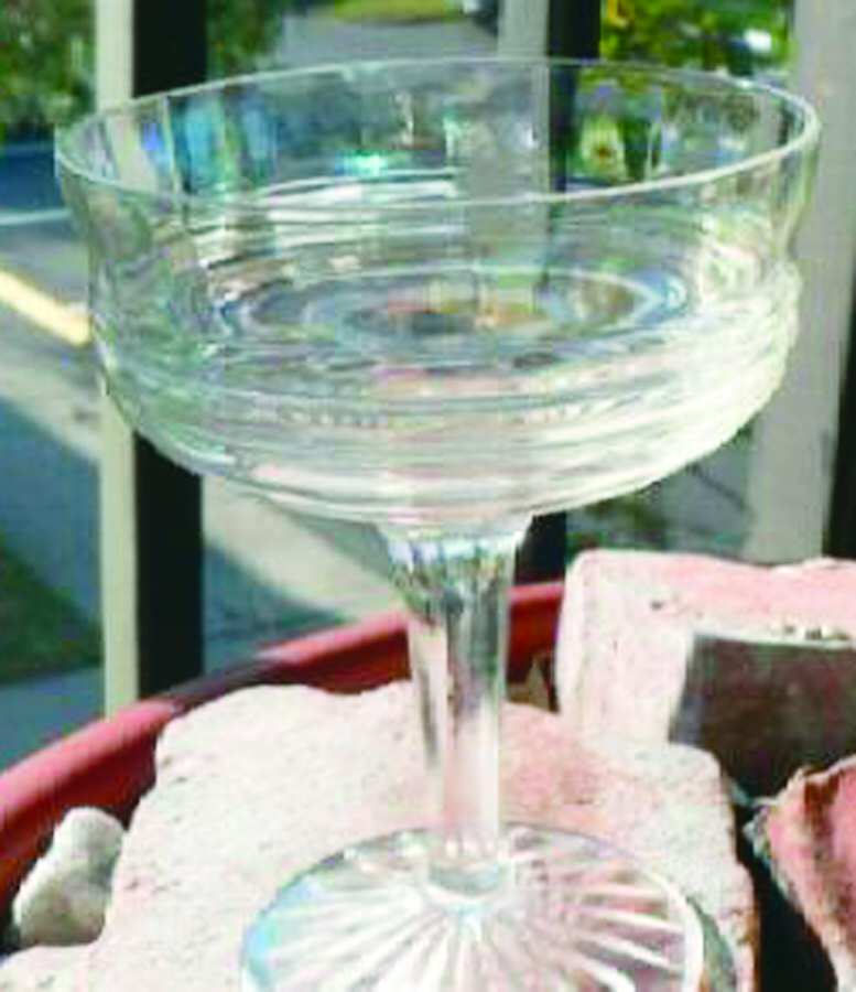 Circle Clear Iridescent Champagne/Tall Sherbet by Anchor Hocking-1