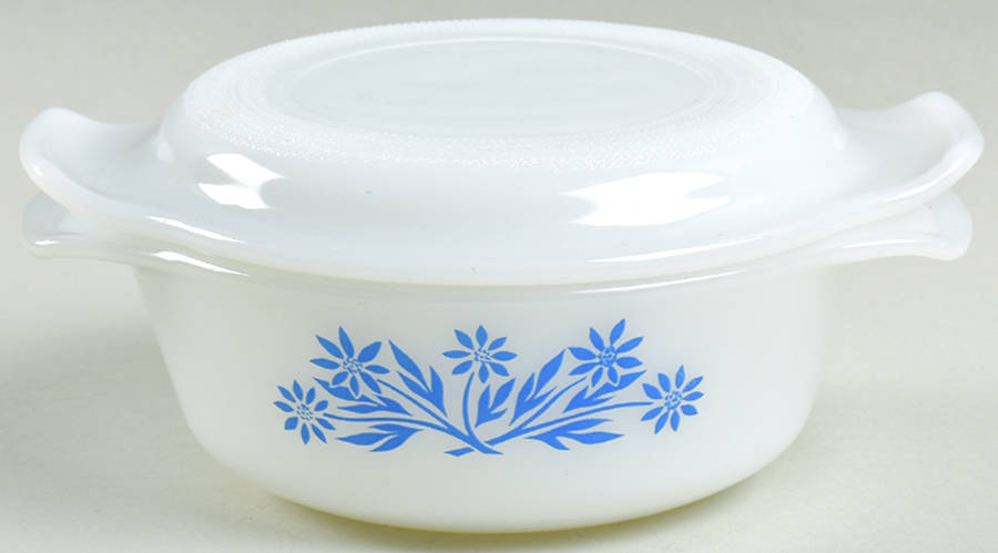 Cornflower Individual Casserole & Lid by Anchor Hocking-1