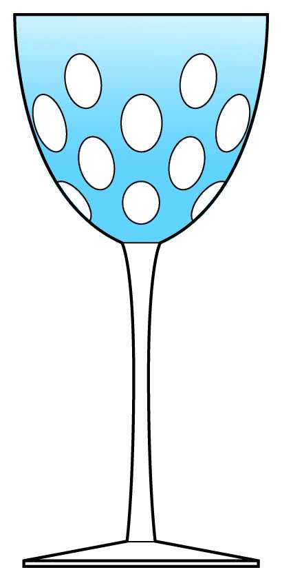 Ancelin Light Blue Wine by Ajka-1