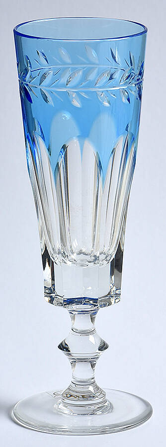 Hilaeria Light Blue Fluted Champagne by Ajka-1