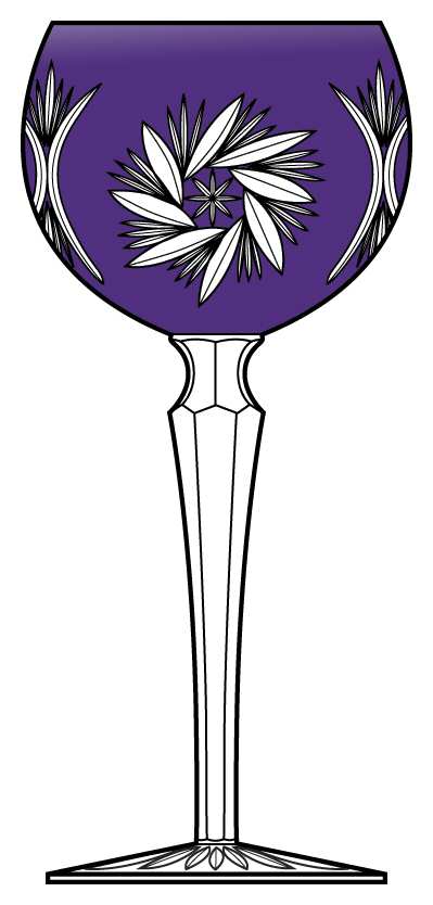 Sandrina Amethyst Hock Wine by Ajka-1