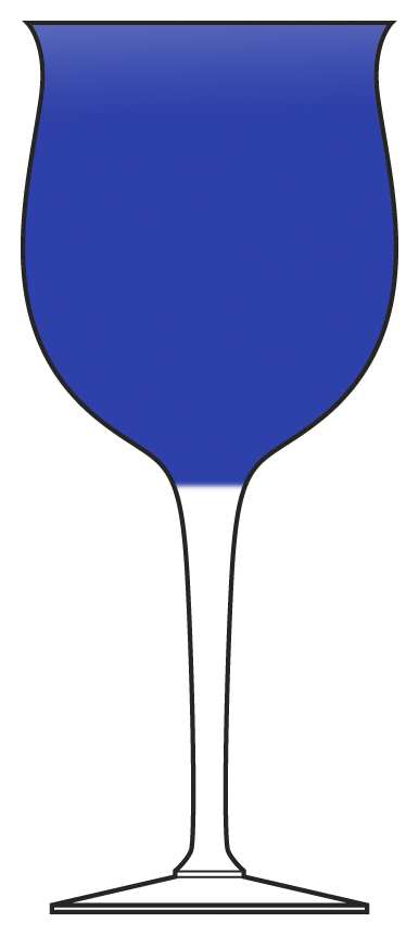 Skyla Cobalt Blue Wine by Ajka-1