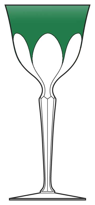 Voletta Emerald Green Wine by Ajka-1