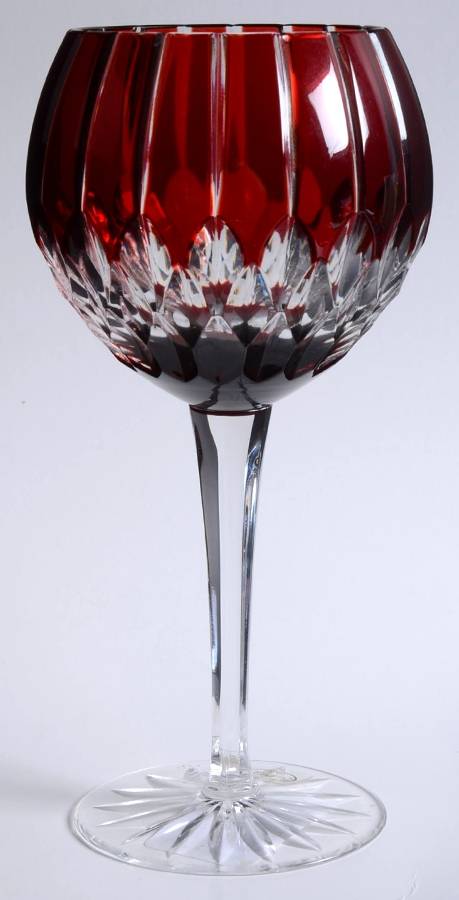 Castille Alberga Ruby Water Goblet by Ajka-1