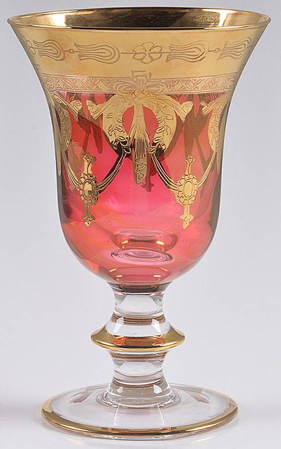 AIZ2 Ruby Water Goblet by Arte Italica-1