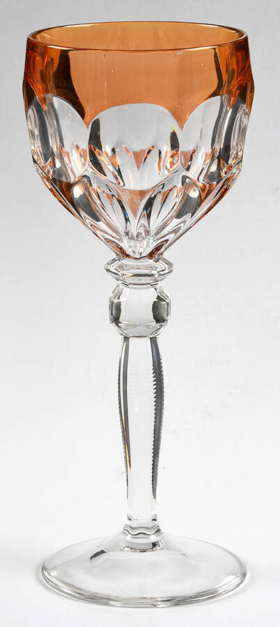 ANN5 Amber Water Goblet by Anna Hutte-1