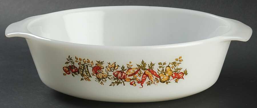 Le Bon Potager 1.5 Quart Oval, Covered Casserole, No Lid by Anchor Hocking-1