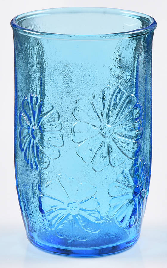 Springsong Laser Blue Flat Juice Glass by Anchor Hocking-1