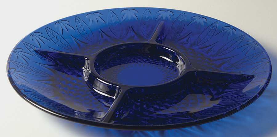 Royal Sapphire 10" Round 5 Part Relish by Avon-1