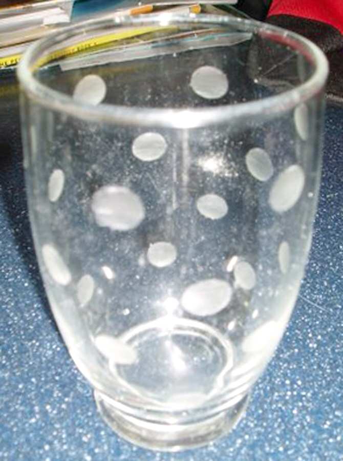 Coin Dot 10 Oz Flat Tumbler by Anchor Hocking-1