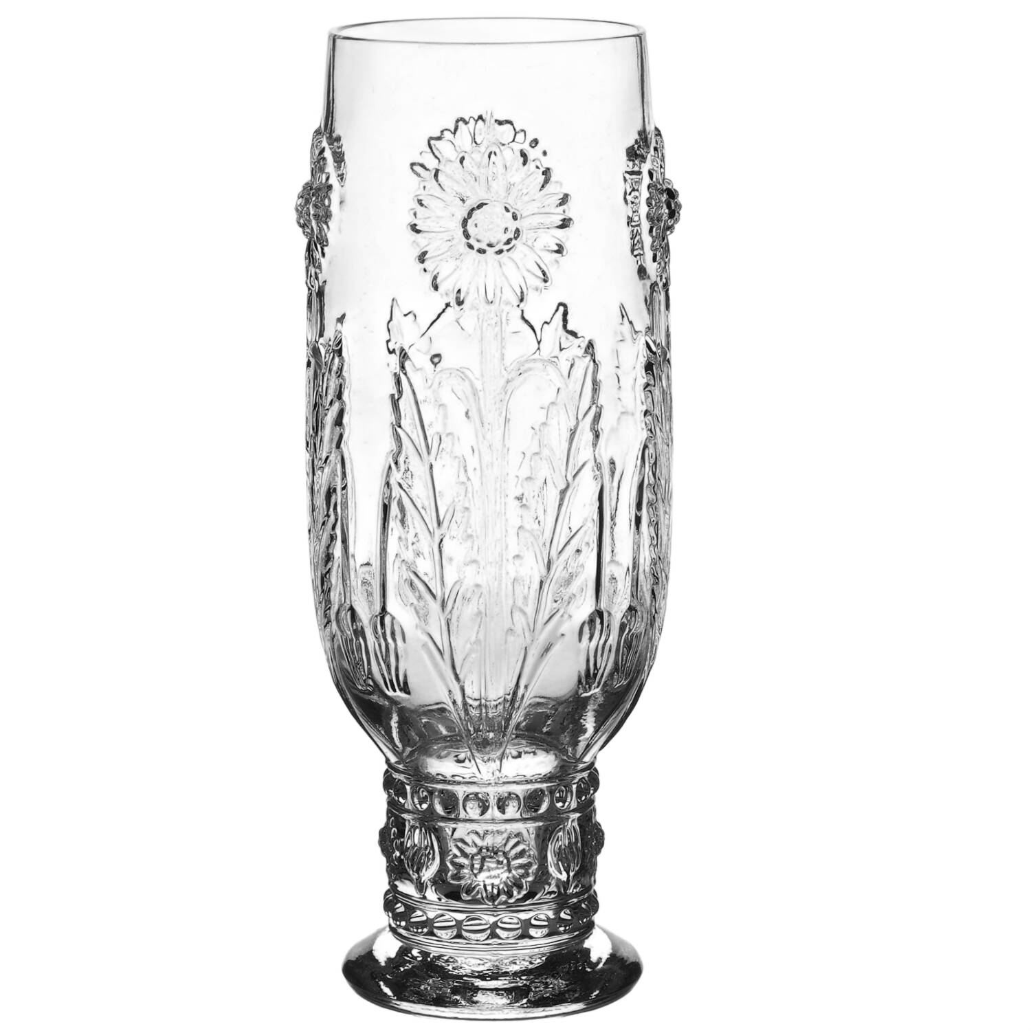 Helianthus Footed Tumbler by Anthropologie Glass-1