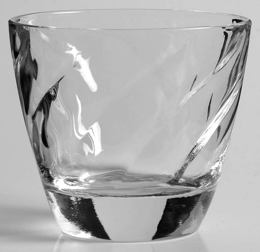 Swirl Clear 4 Oz Flat Tumbler by Hazel-Atlas-1