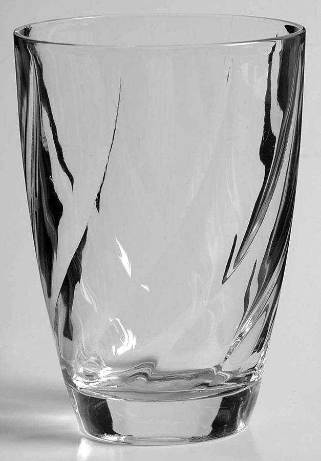 Swirl Clear 10 Oz Flat Tumbler by Hazel-Atlas-1