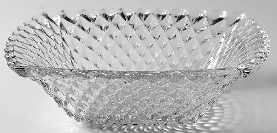 Early American Clear 8" Large Fruit Bowl by Anchor Hocking-1