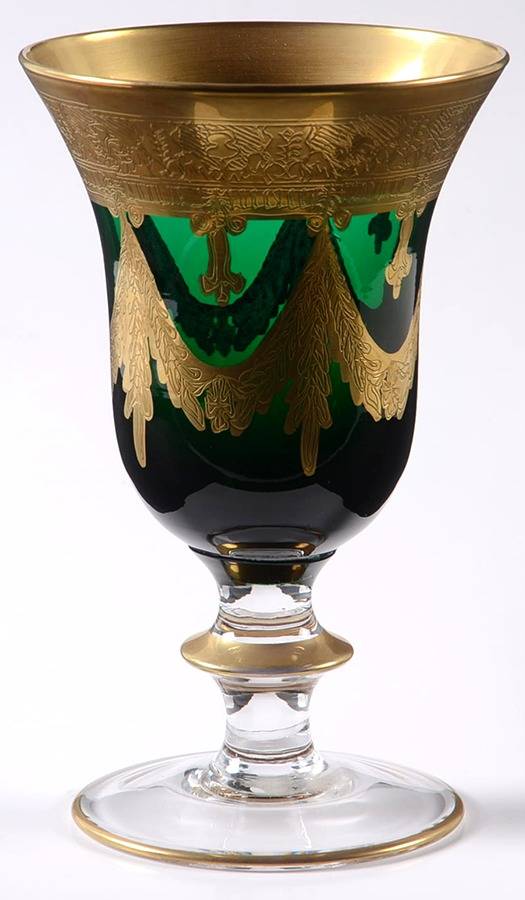 Medici Green Water Goblet by Arte Italica-1