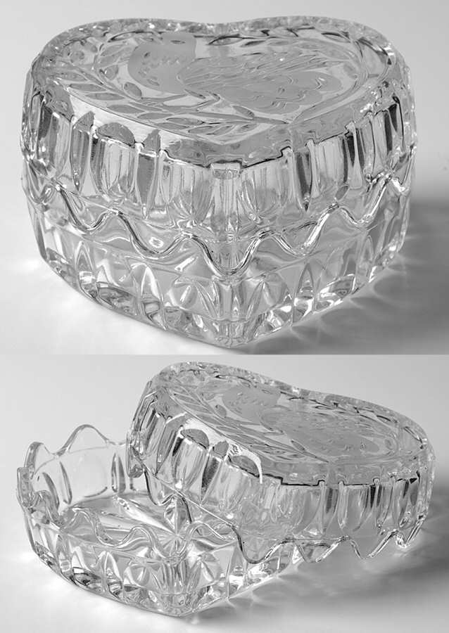 Bird Collection Medium Heart Box with Lid by Action Industries-1