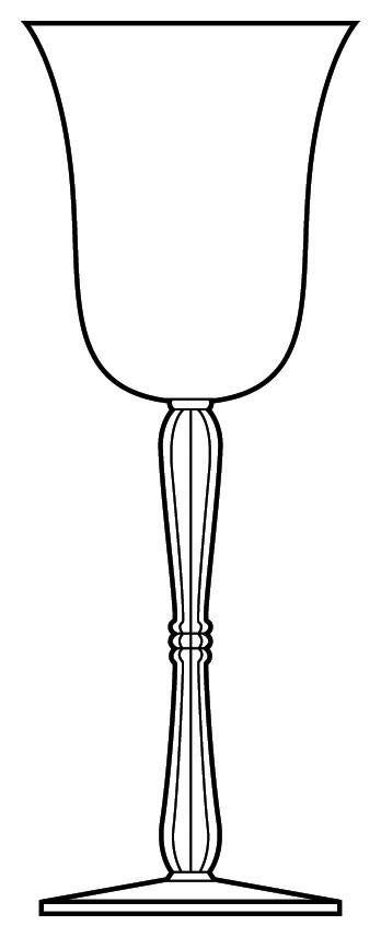 Sofia Clear Water Goblet by Arte Italica-1