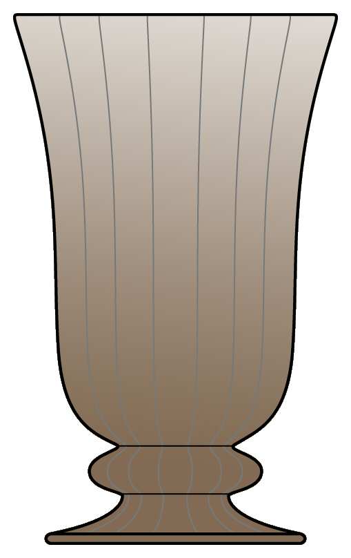 Sofia Mocha Highball Glass by Arte Italica-1